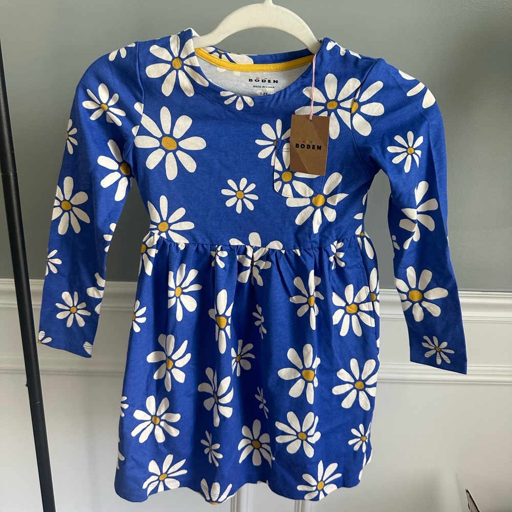 Mini modern floral dress 7-8